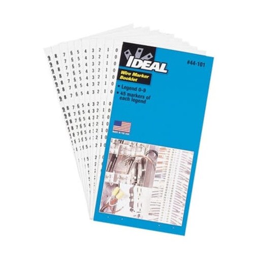 Wire Marker Booklet, Legend: 1-45