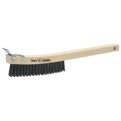 Hand Wire Scratch Brush w/Scraper,