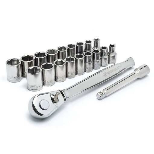 20 Pc. 1/4 Dr 6 Point Standard