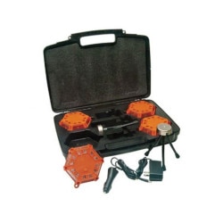 Red Super L.E.D. Road Flare Kit