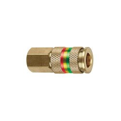 Universal Brass Coupler with 1/4"