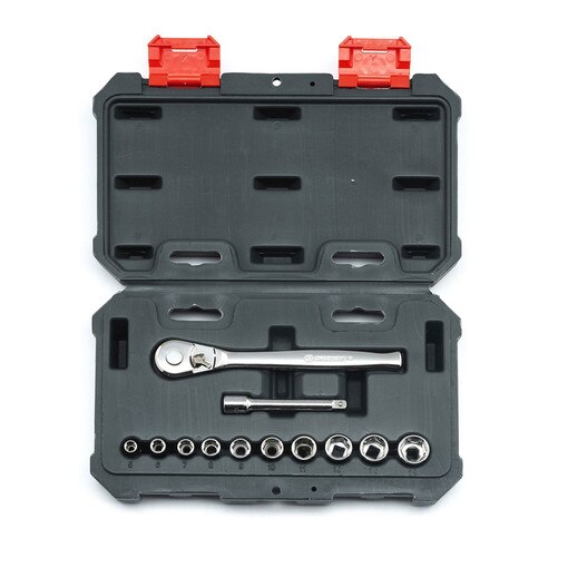 12 Pc. 1/4" Drive 6 Point Metric