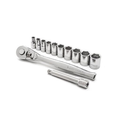 12 Pc. 1/4" Drive 6 Point Metric