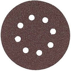 5", 40 Grit, 8-Hole Hook & Loop