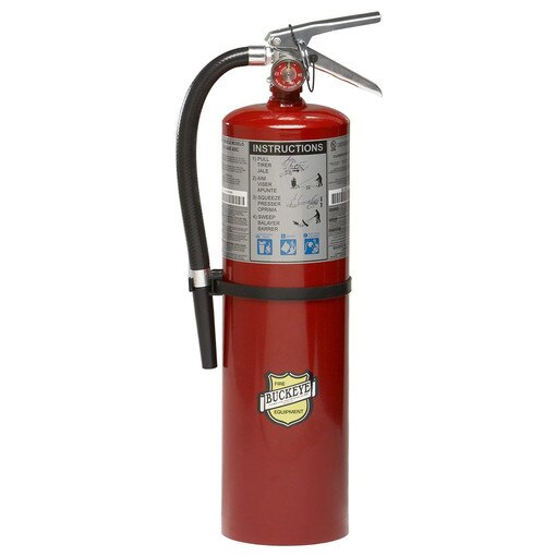 10lb ABC Fire Extinguisher w/ Wall