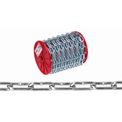 2/0 Straight Link Coil Chain Zinc