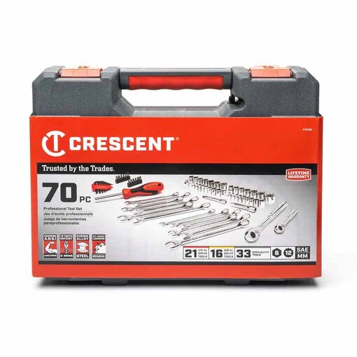 70 Pc. 1/4" & 3/8" Drive 6 & 12