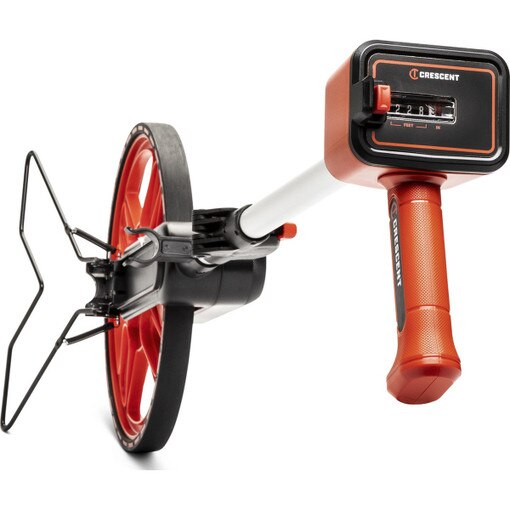 Crescent Tools CMW12 12 in. SAE Measuring Wheel with Handle Mounted Counter