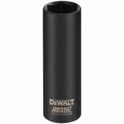 1/2" 3/8" Drive 6Pt Deep Socket