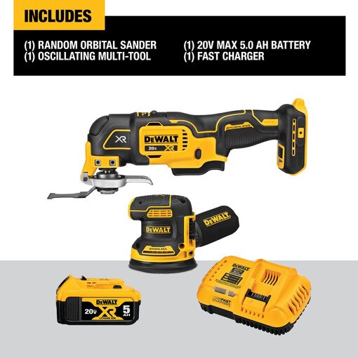 20V MAX XR Sander & Multi-Tool,