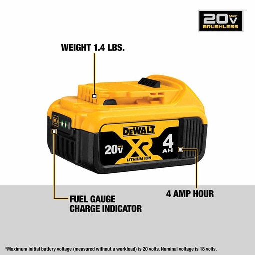 20V Max Brushless Cordless XR 1/2"