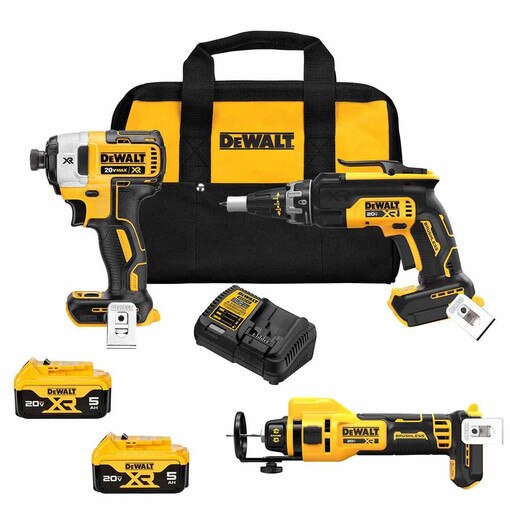 20V Max BL Drywall 3Pc Kit (5.0Ah)