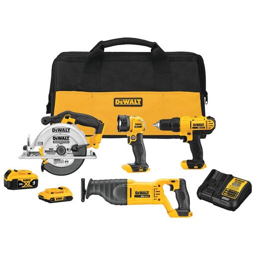 20V 4-TOOL COMBO KIT