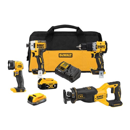 20V MAX* XR Brushless 4-Tool Combo