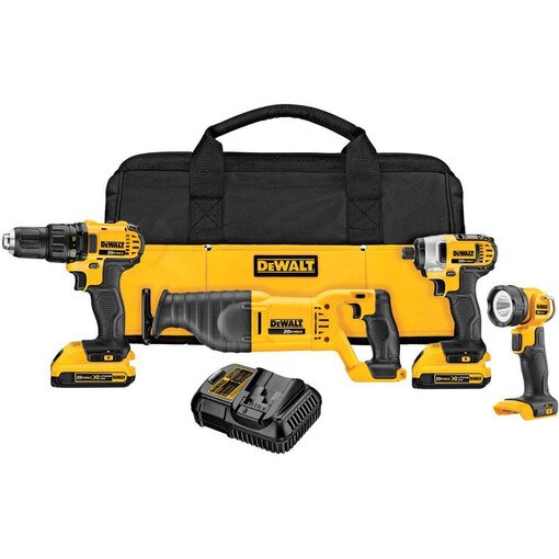20V MAX Li-Ion 4-Tool Combo Kit