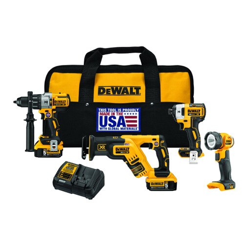 20V MAX XR Lithium Ion 4-Tool Combo