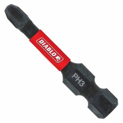 2" #3 Phillips Drive Bits (5-Pack)