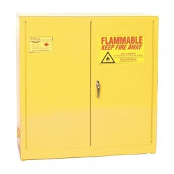 Two Door Self-Closing Three Shelves