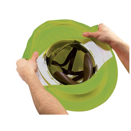 #6660 Hard Hat Sun Shade, Lime
