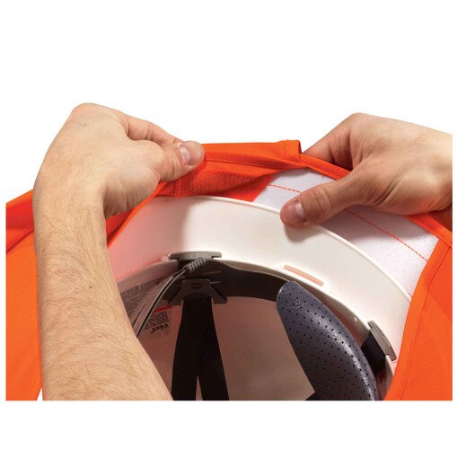 #6660 Hard Hat Sun Shade, Orange