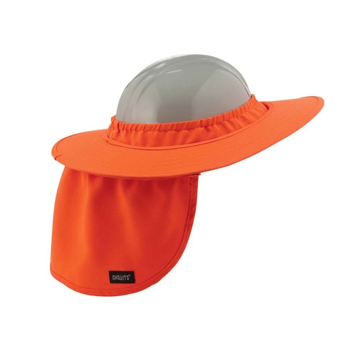 #6660 Hard Hat Sun Shade, Orange