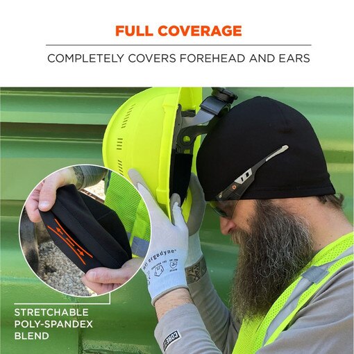 #6813 Black Hard Hat Liner