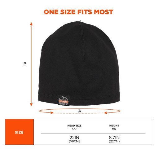 #6813 Black Hard Hat Liner