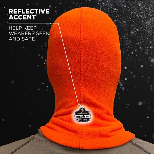 #6821 Orange Balaclava Face Mask -