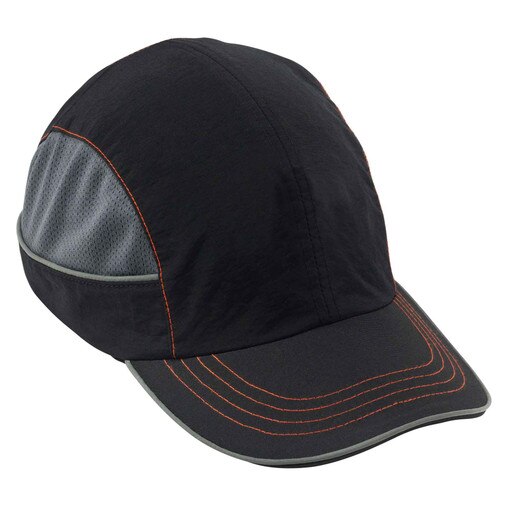 #8950XL Bump Cap Long Brim, Black