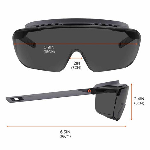 OSMIN-AFAS Matte Black Frame Smoke