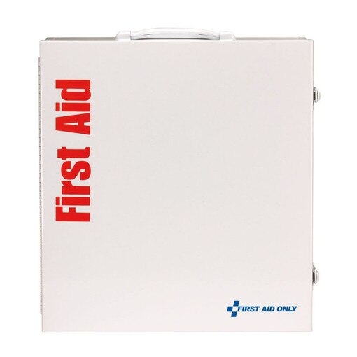 First Aid Only 90790 3 Shelf First Aid ANSI B+ Metal Cabinet, without Meds