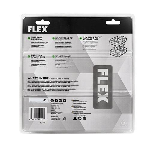 1/4" Hex Auger Set for Fast,