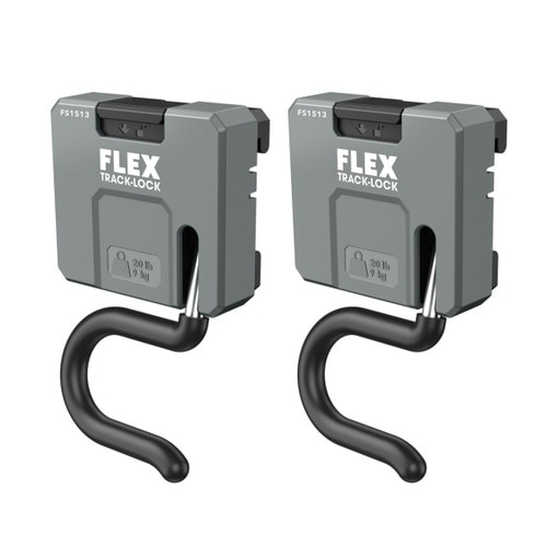 Wall Track Lock Flex FS1513-2 TRACK-LOCK S-Hook with Security Lock for Wall Mount Tool ...