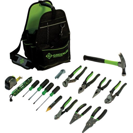 17 Piece 11" Open Tool Carrier Kit