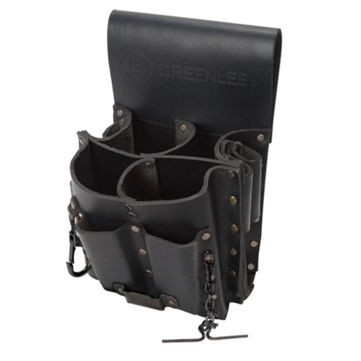 Heavy-Duty 8-Pocket Leather Pouch