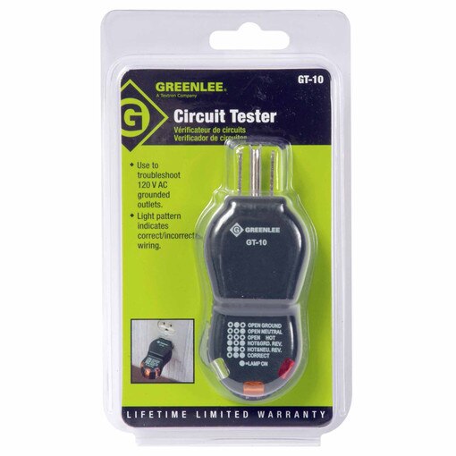 110V Outlet Circuit Tester with