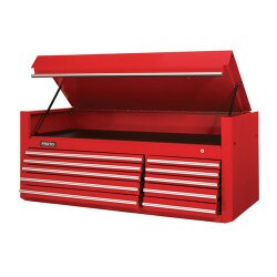 66W X27D X 27-1/4H Red 10-Drawer 66
