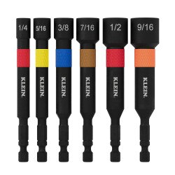 Magnetic Power Nut Setters, 4-Inch