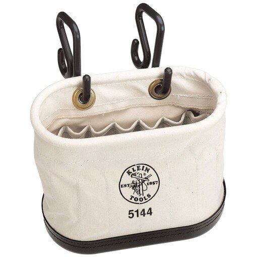 15 Pockets Oval Bucket With Hooks