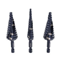 Step Drill Bit Set, Quick-Release,