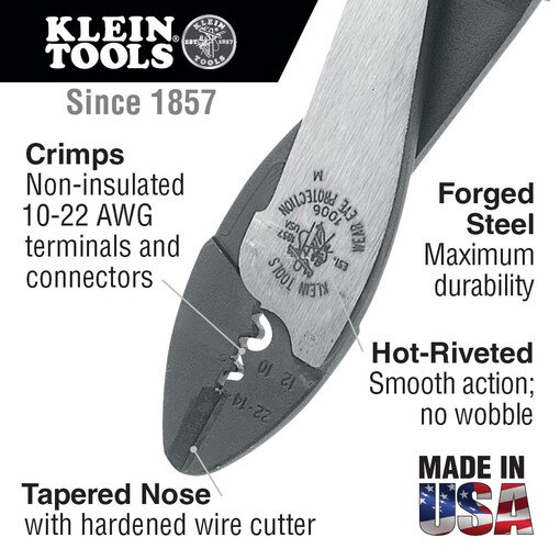 Crimping And Cutting Tool For