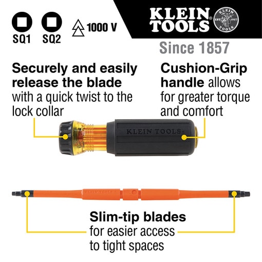 2-in-1 Insulated Flip-Blade