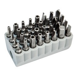 32pc. Tamperproof Bit Set