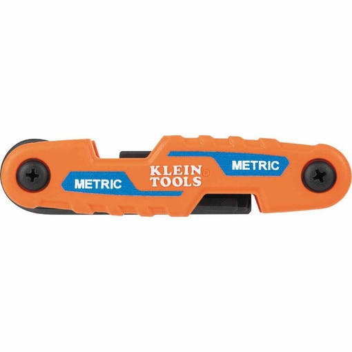 Compact Folding Hex Key Set, 8-Key,