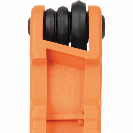 Compact Folding Hex Key Set, 8-Key,