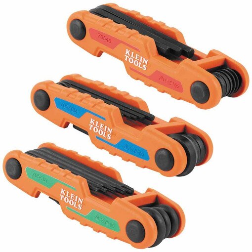Compact Folding Hex Key Set,