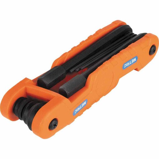 Pro Folding Hex Key Set, 10-Key,