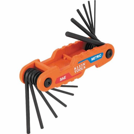 Compact Folding Hex Key Set,