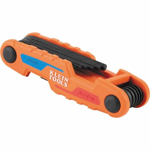 Compact Folding Hex Key Set,