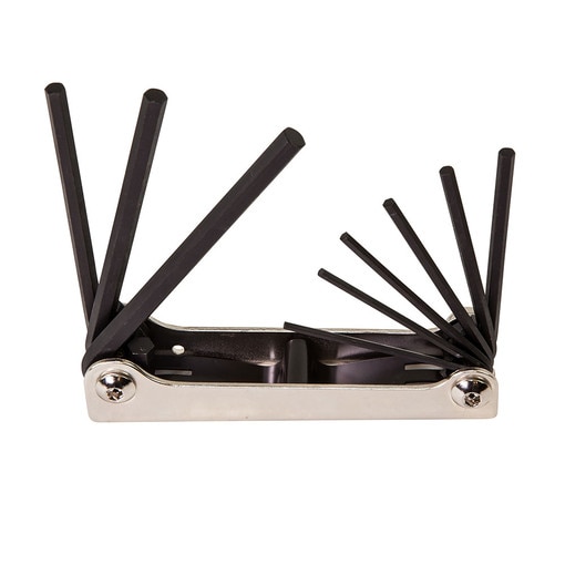 5/64" - 1/4" Nine Key SAE Folding